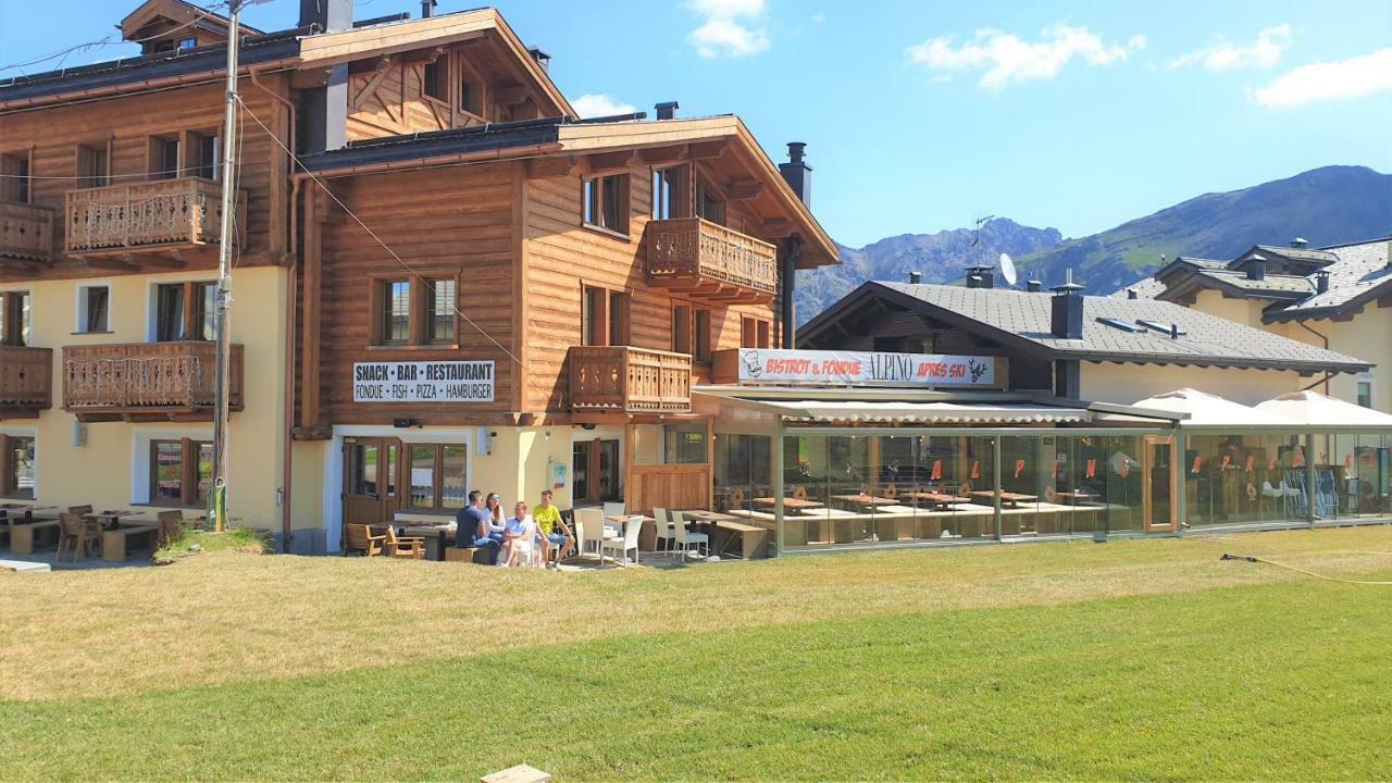 Alpino Lodge Bivio Livigno Exterior foto