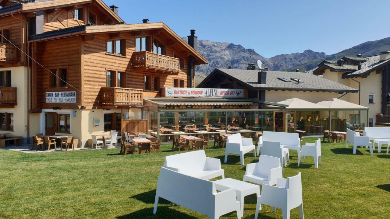 Alpino Lodge Bivio Livigno Exterior foto